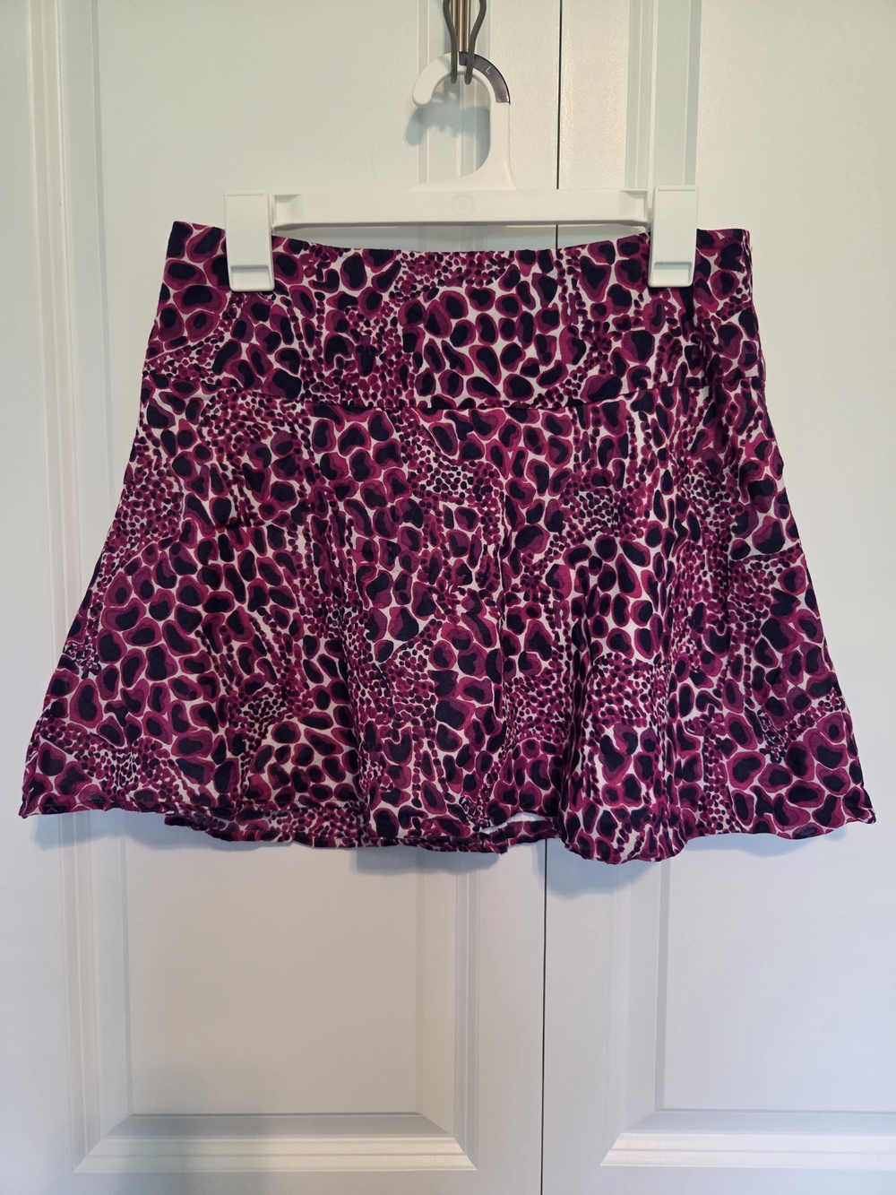 Lilly Pulitzer Pink and Black Printed Mini Skirt
